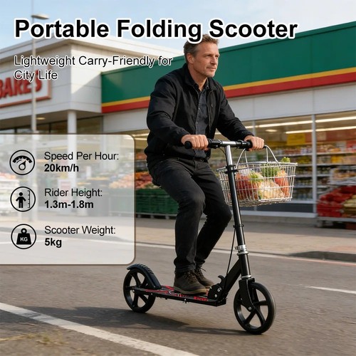 Folding adult scooter big - scooter,