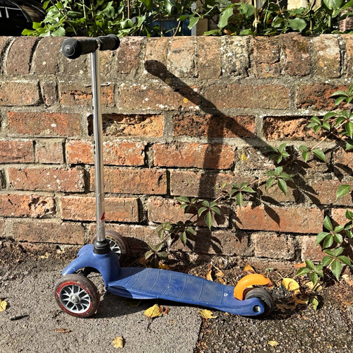 Micro blue wheel - blue, kids