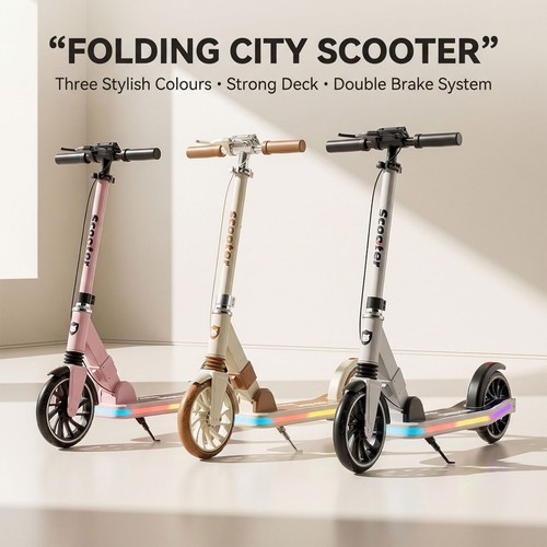 Foldable kick scooter for - kick,