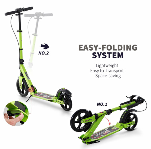 Easy folding large - large, push