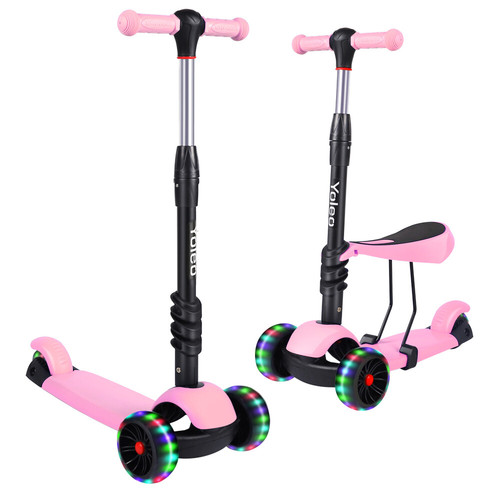 Kids wheel scooter with led - kids,
