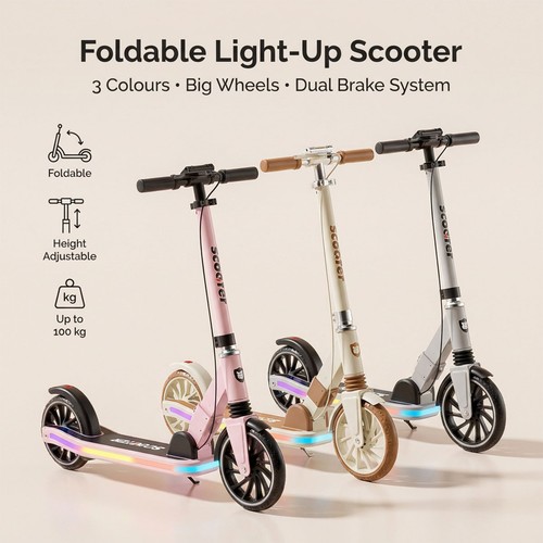 Light foldable kick - up,