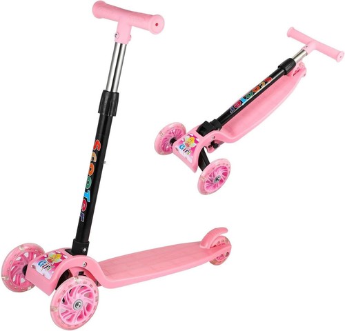 Light foldable kids scooter - light-up,