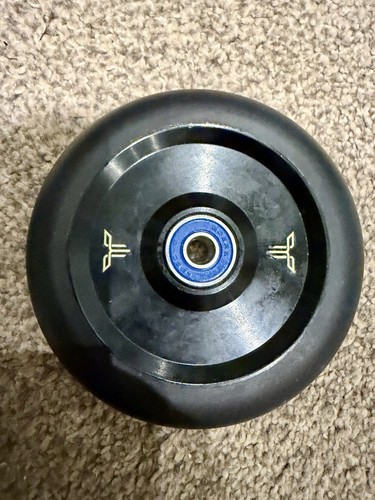 Black scooter wheel - scooter, with